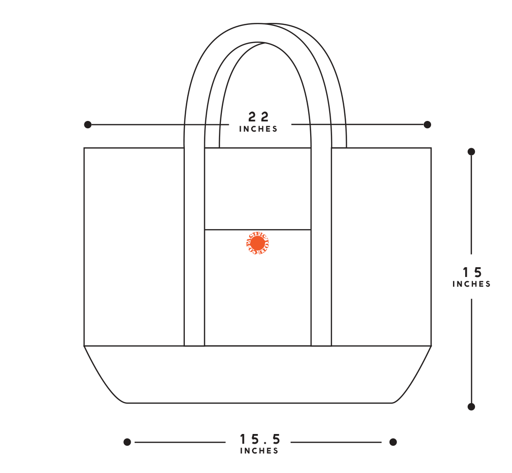 Madhappy "Big Sur" Zippered Tote