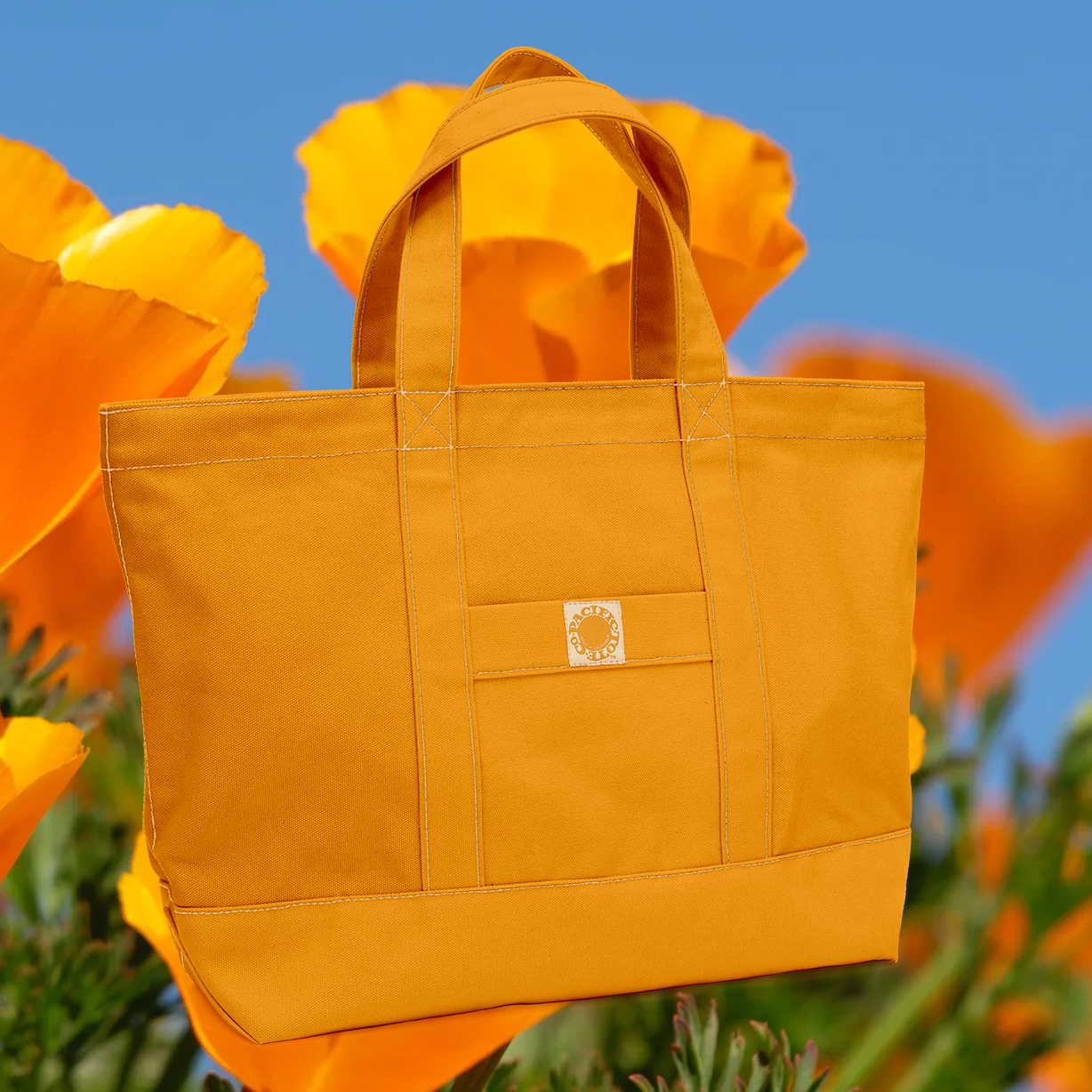 "Big Sur" Zippered Tote