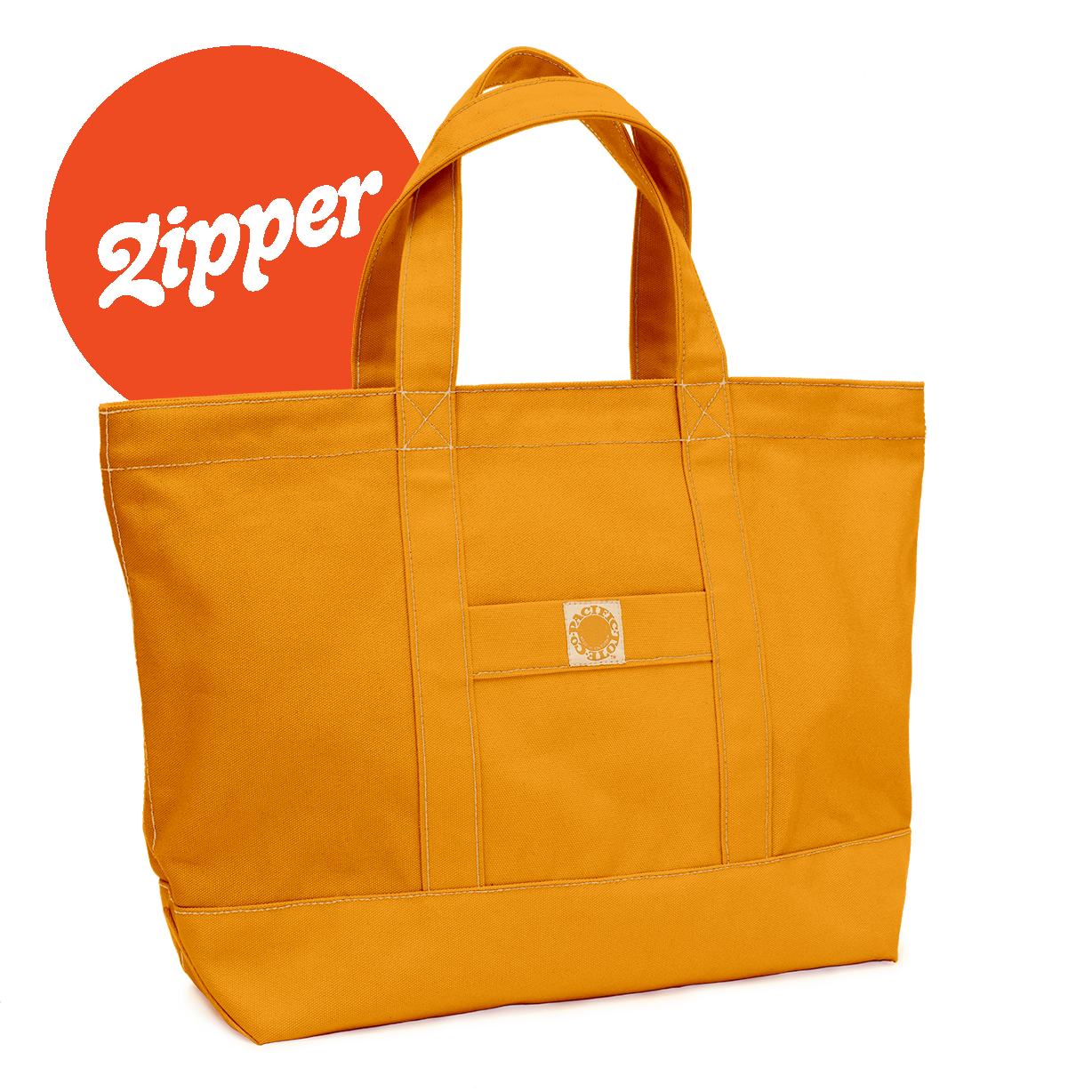 "Big Sur" Zippered Tote