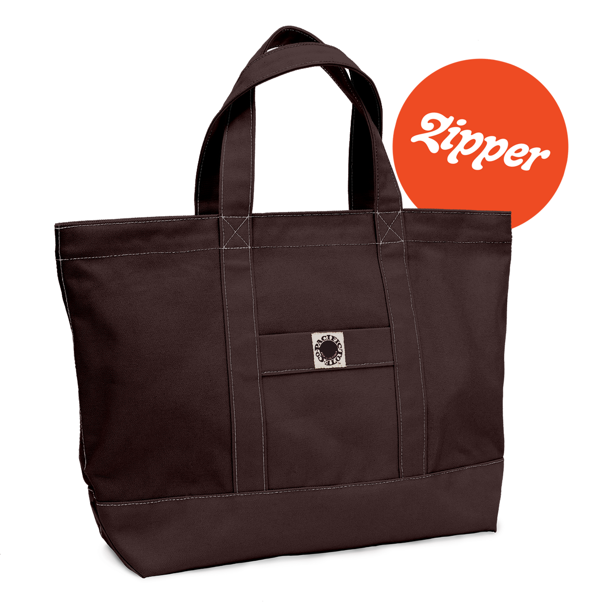 "Big Sur" Zippered Tote