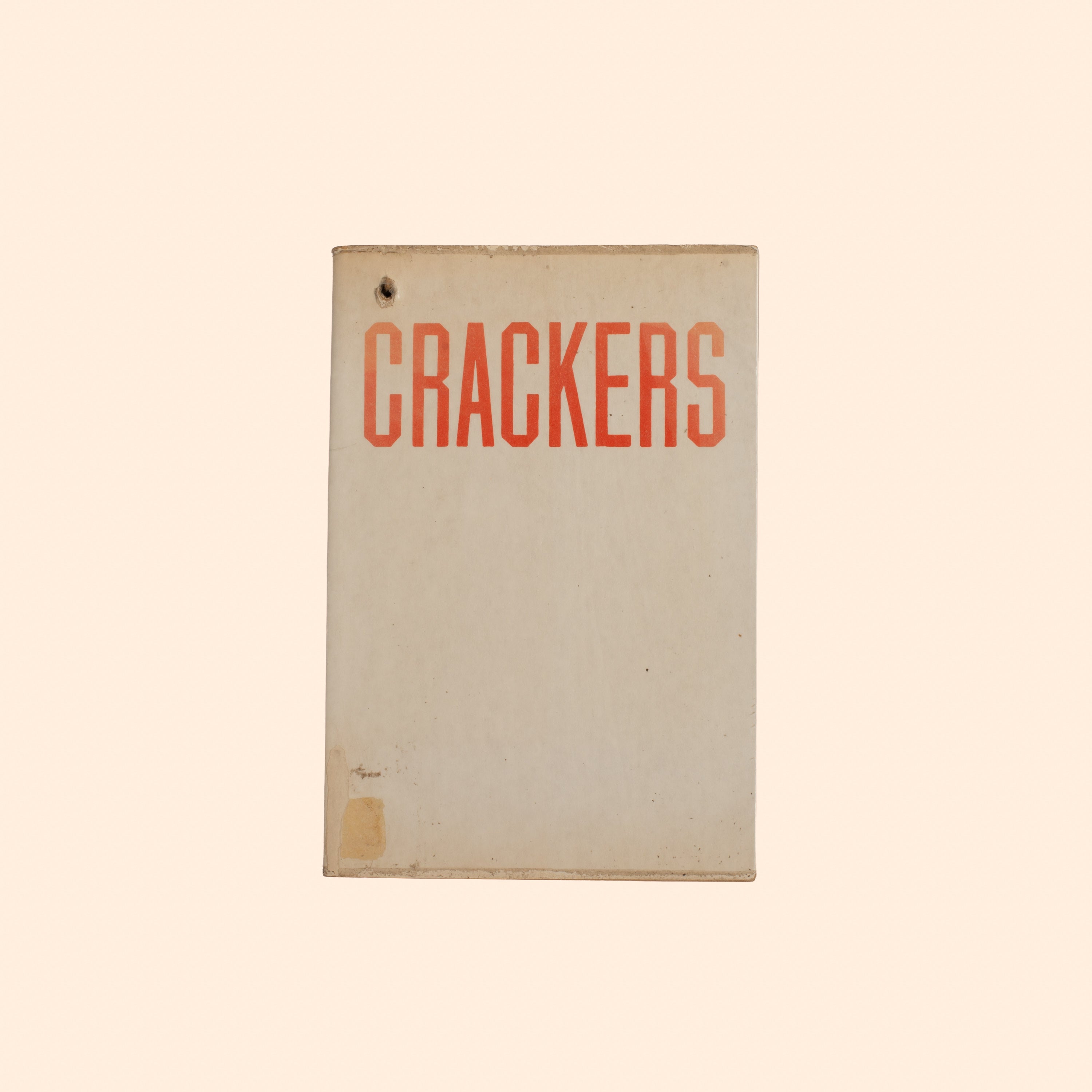 Vintage "Crackers" by Ed Ruscha