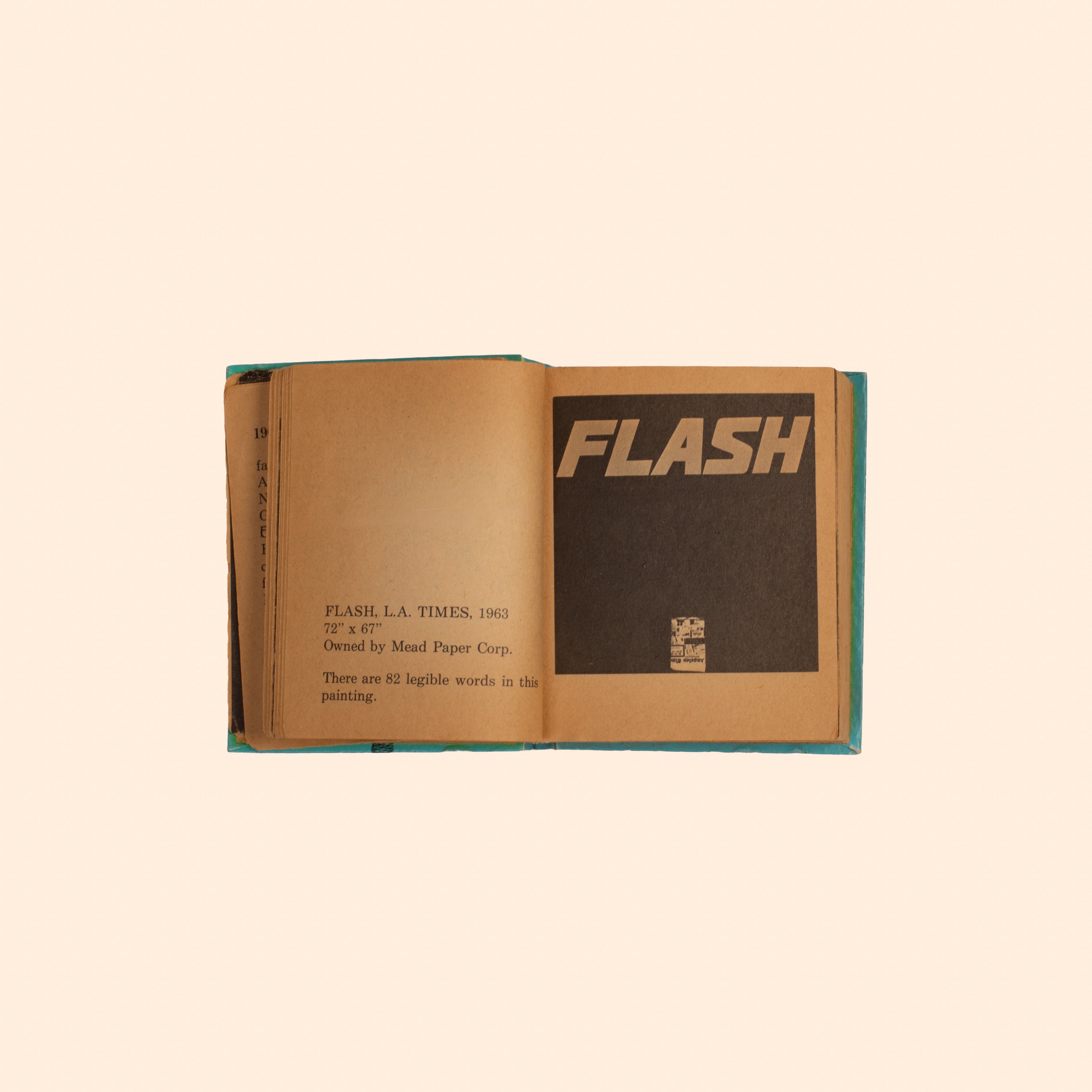 Vintage "Edward Ruscha Young Artist" by Ed Ruscha