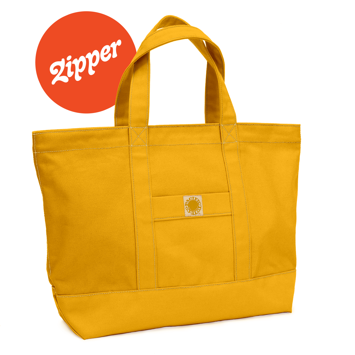 "Big Sur" Zippered Tote
