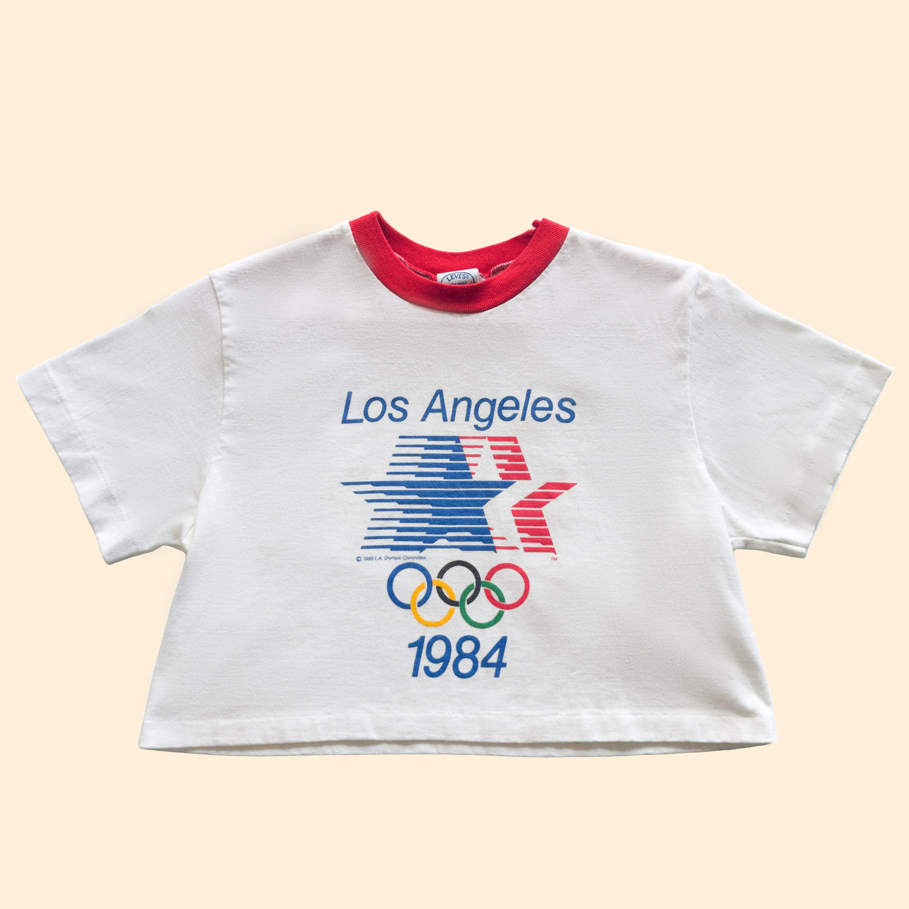 Vintage "LA Olympics 1984" Crop Tee