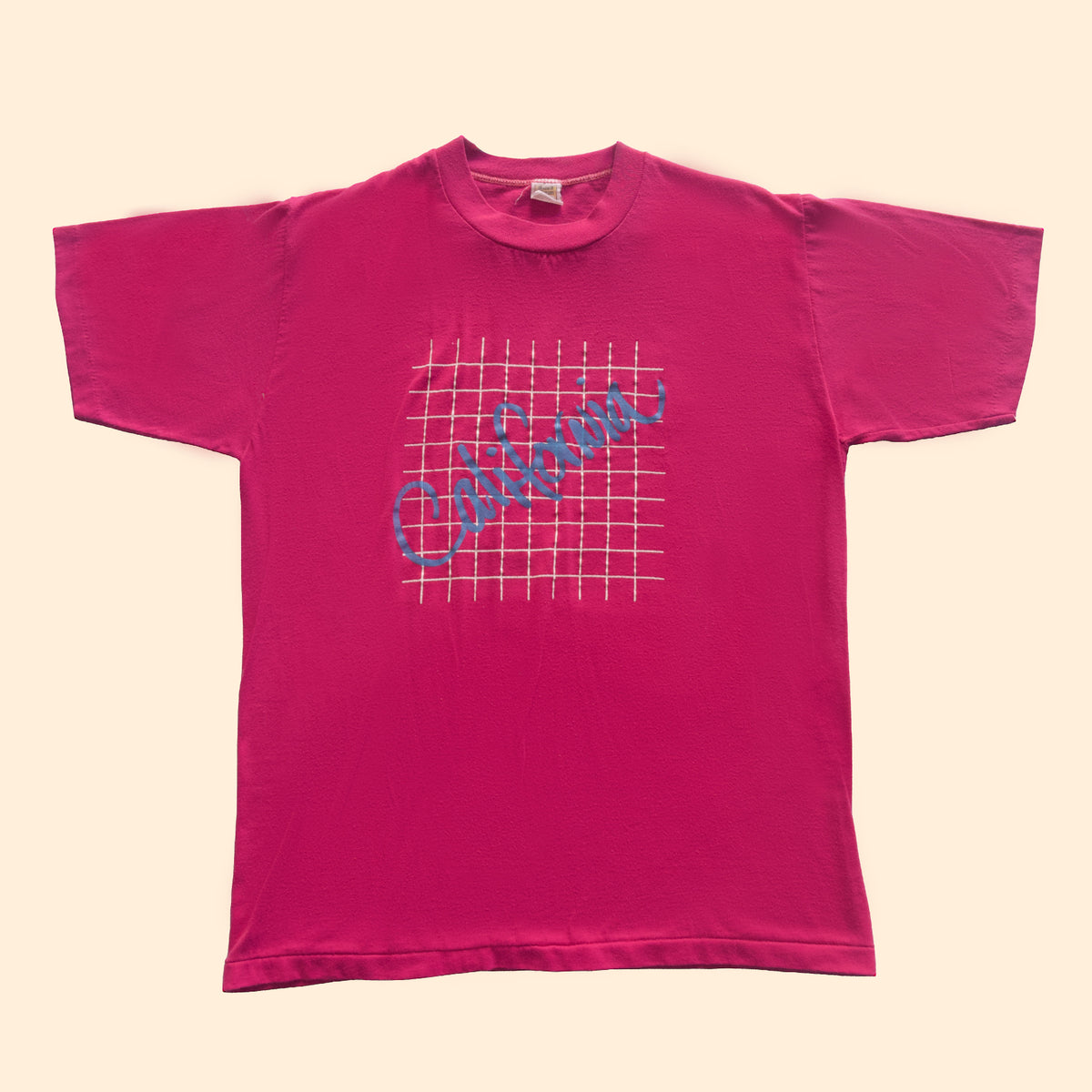 Vintage "California 80s Grid" Tee