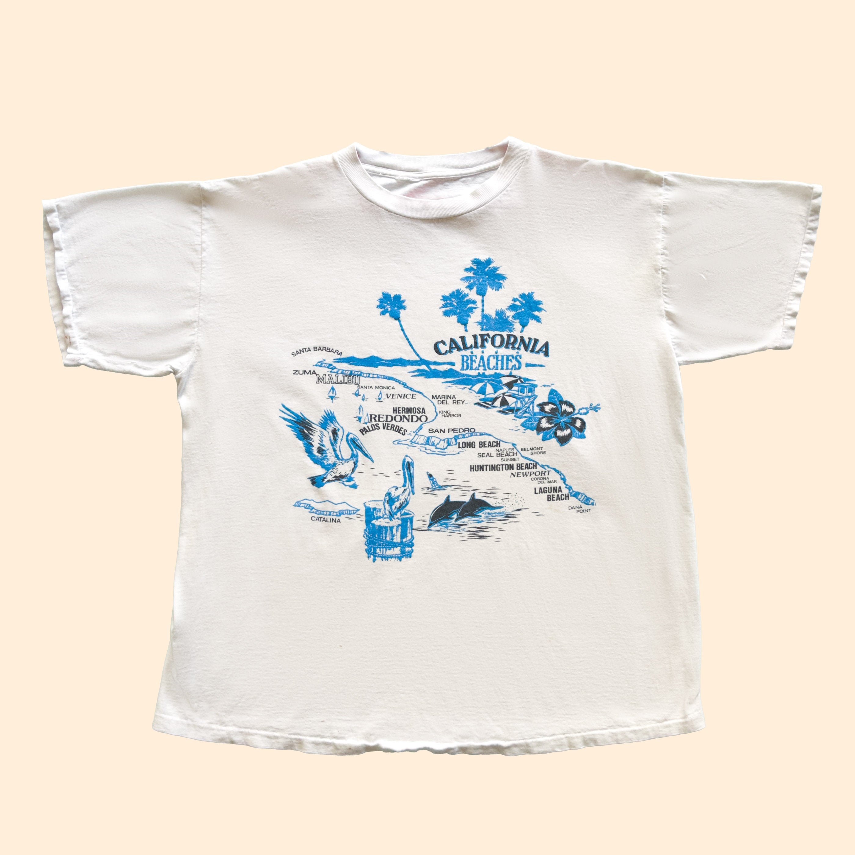 Vintage "California Beaches" Tee
