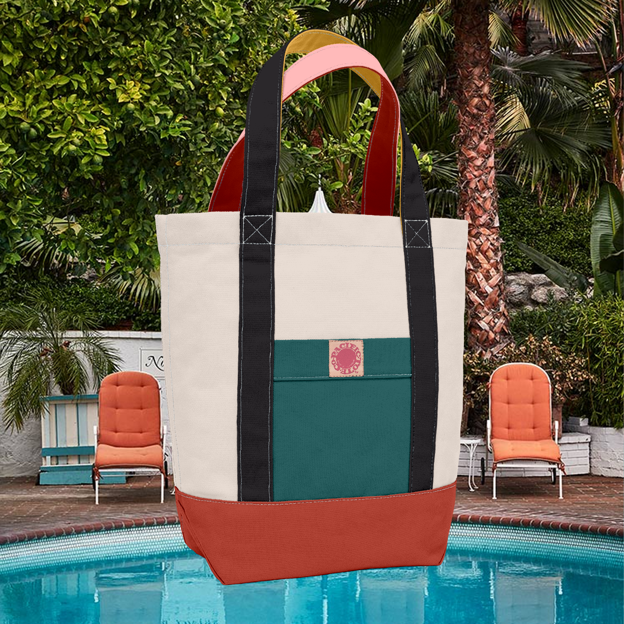 "The Catalina" Limited-Edition Mixed-Up Tote