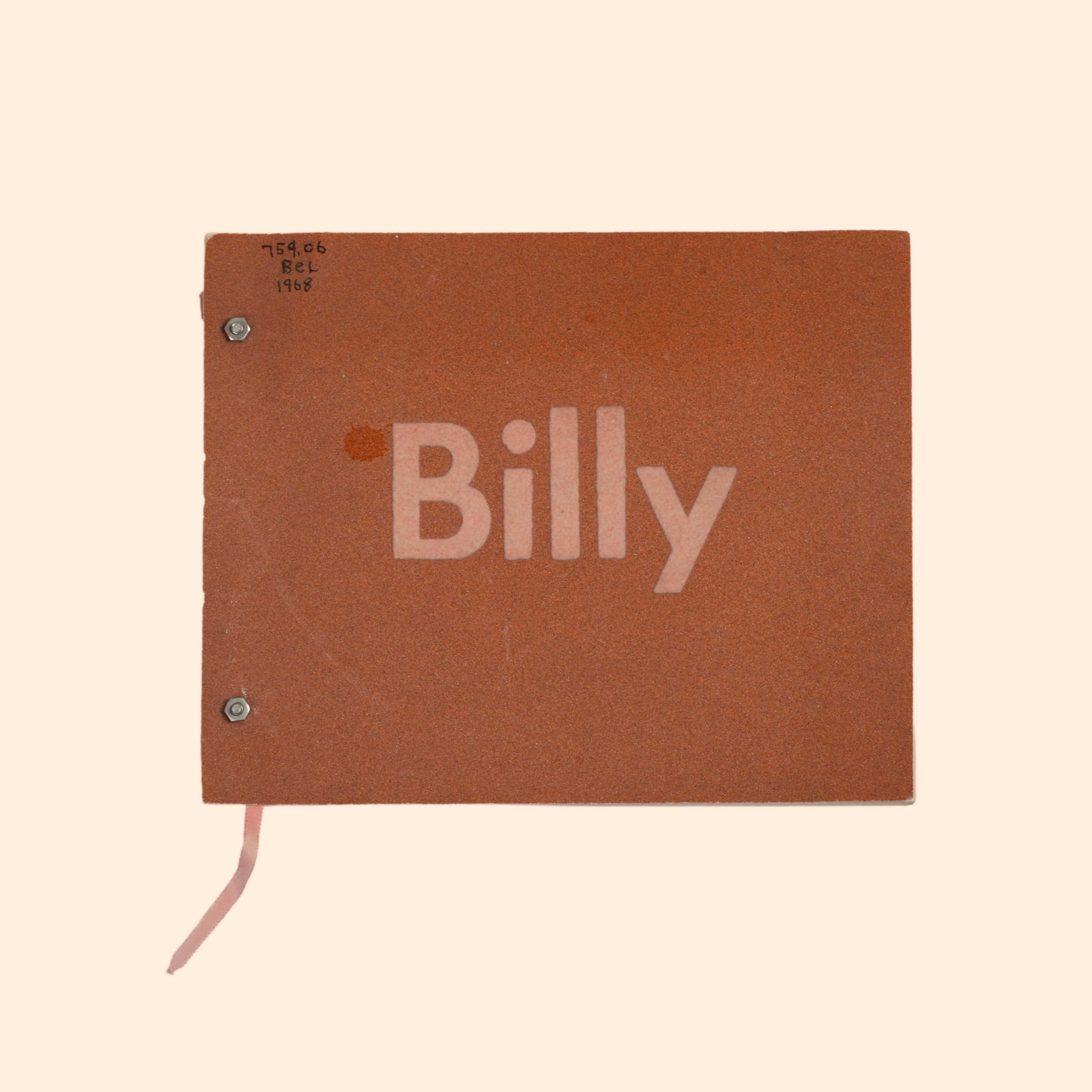 Vintage "Billy Al Bengston" by Ed Ruscha
