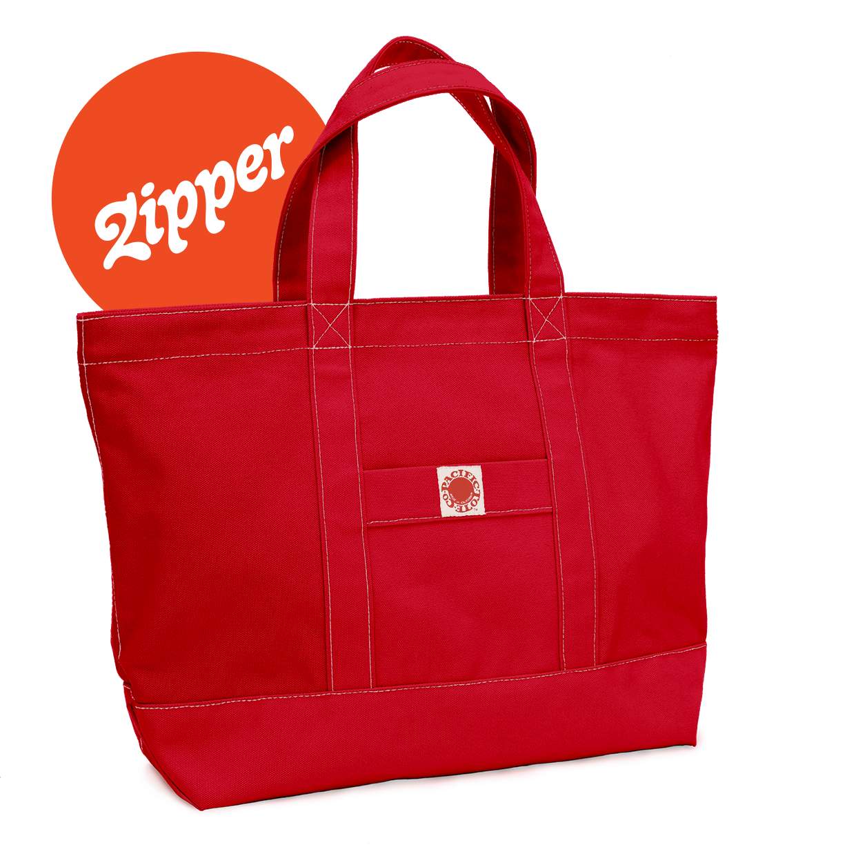 "Big Sur" Zippered Tote