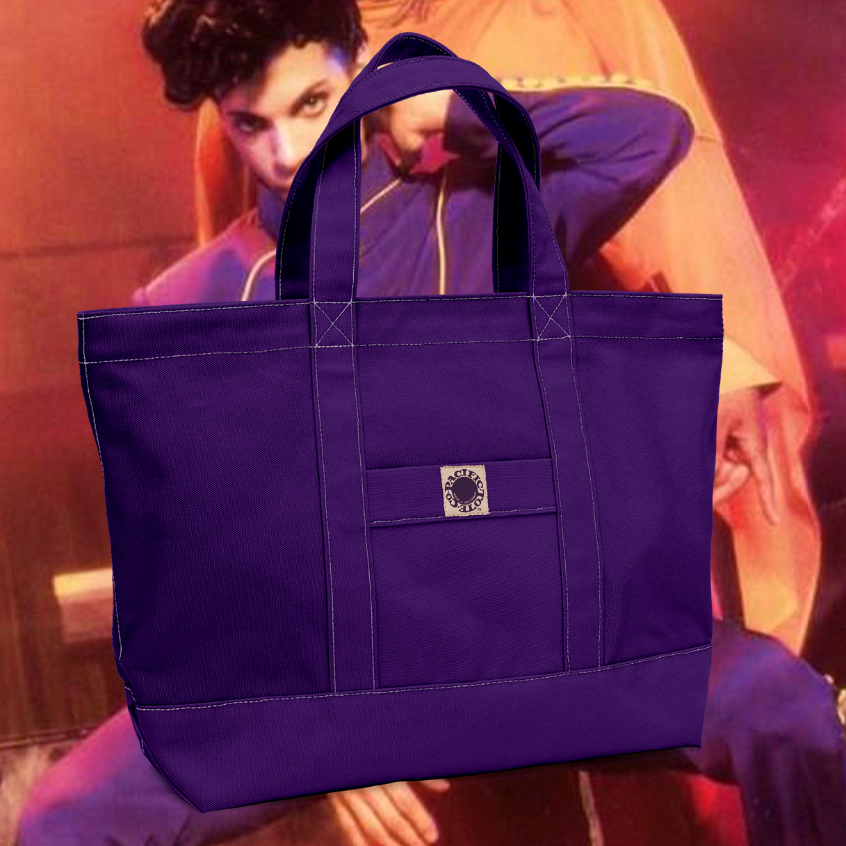 "Big Sur" Zippered Tote