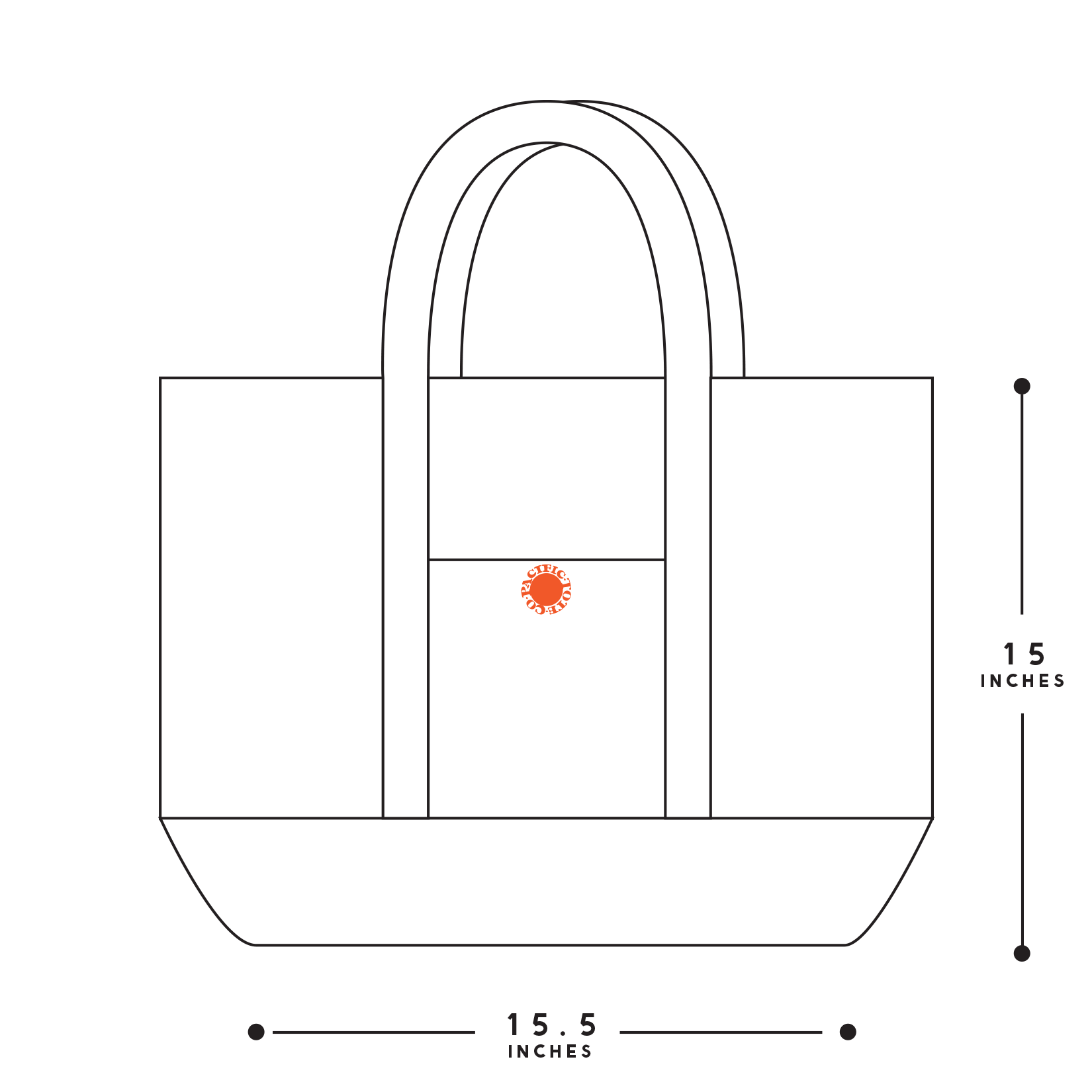"The Catalina" Tote, Large